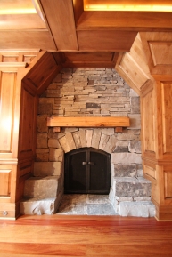 Den Fireplace